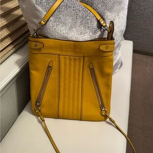 Tory Burch Yellow Moto tall Women's Bag